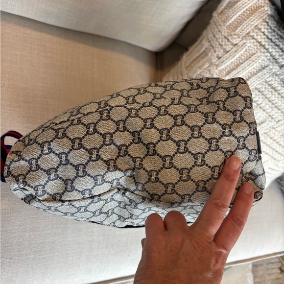 Gucci Plus Monogram Bag with Red and Blue Accents Excellent Condition!! - Picture 9 of 16